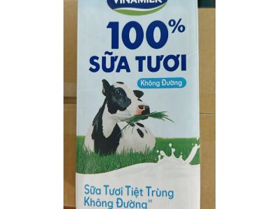 Sữa tươi không đường Vinamilk 1L